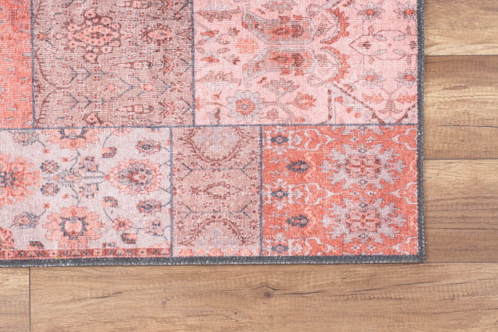 Conceptum Alfombra Jazz Chenille Rosa AL 329 de Poliéster 150x230 cm Suave y Duradera